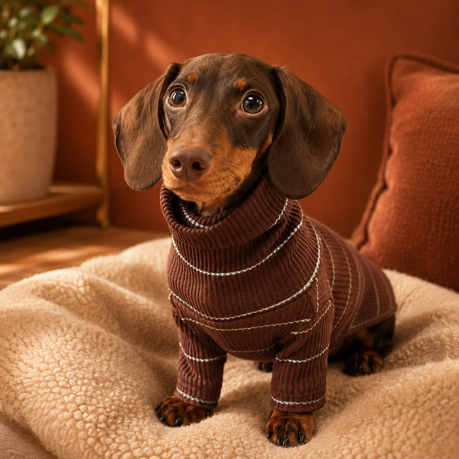 The Dachshund Sweater - Long-Body Knit Pullover by DoxieHaus