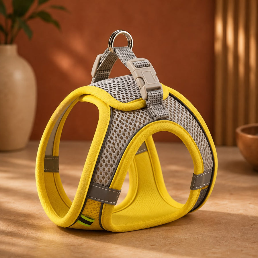 DoxieHaus Reflective Escape-Safe Harness for Dachshunds & Small Dogs